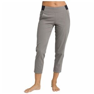 Women's Gray Cropped Ponte Pants